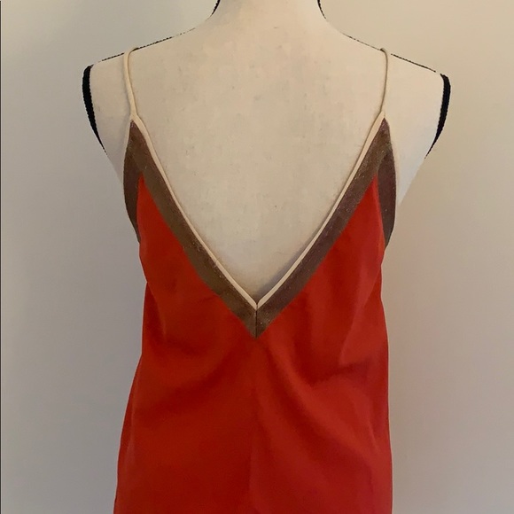 Ecoté Red V-Neck Tank - Picture 4 of 4
